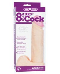 Doc Johnson Vac-U-Lock 8-Inch UR3 Cock & Balls