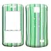 Fits LG Venus VX8800 Verizon Cell Phone Snap on Protector Faceplate Cover Housing Hard Case - Green Stripes