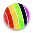 8mm Rainbow Acrylic Replacement Ball