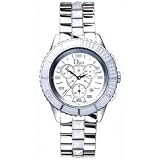 Christian Dior Christal Chronograph Womens Stainless Steel Sapphire Watch CD114310M001 by Christian Dior