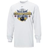Nike West Virgina Mountaineers White 2008 Tostitos Fiesta Bowl Champions Locker Room Long Sleeve T-shirt