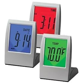 One Step Rainbow Alarm Clock with Thermometer By Chass by Chass