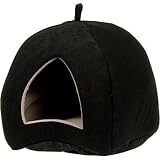 Petco Pyramid Cat Bed in Black & Brown