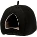 PETCO Pyramid Cat Bed in Black & Brown Color:Black