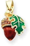 Acorn Charm, 14K Yellow Gold