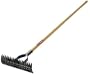 Ames True Temper 1914000 Adjustable Thatching Rake with 54-Inch Wood Handle