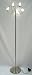 Fellini Brushed Chrome Stand Lamp with Halogen Bulbs