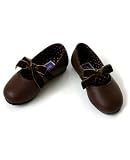 L'Amour Brown Ballet Bow Shoes