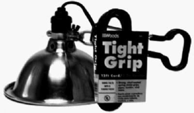 Images for Woods 2839 18/2-Gauge SPT-2 Tight Grip Clamp Lamp with Reflector, 150-Watt, 8.5-Inch, 12-Foot