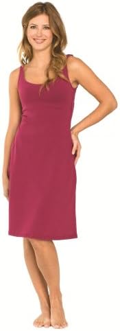 Majamas Organic Cozy Nursing Dress, Merlot, Large