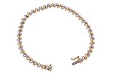 14K Two Tone Gold San Marco Bracelet, 8