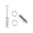 California Exotics / Swedish Erotica Nipple and Clit Jewel Amethyst Body Adornments Adult Sex Toy Kit