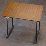 Office Products : Alvin Workmaster Jr Drafting Table, Black Base, 31in x 42in Woodgrain Top, Rounded Corners
