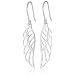 Sterling Silver Angel Wing Drop Earrings