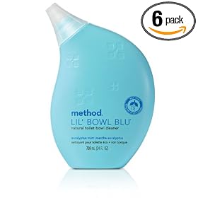 Method Lil Bowl Blu Toilet Bowl Cleaner Eucal Mint, 24-Ounce Bottles (Pack of 6)