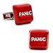 Panic Button Cufflinks