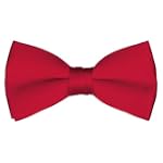 Red Satin 2 1/2" Bow Tie