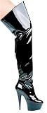 Women's 609-Casino 6 Heel Pointed Stilletto Thigh High Boots
