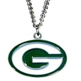 Green Bay Packers NFL Team Logo Pendant Chain Necklace