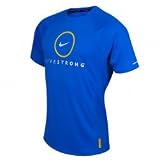 Livestrong Men's Running Dri-Fit Logo Shirt-Medium Blue