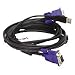 D-Link DKVM-CU - Video / USB cable - 4 PIN USB Type A, HD-15 (M) - HD-15, 4 PIN USB Type B (M) - 1.8 m