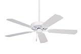Emerson Fans CF700CK Builder Fan - Chalk Builder Ceiling Fan 52" Blade Span