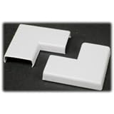 Conduit Fittings: Wiremold #NMW6 White Flat Elbow