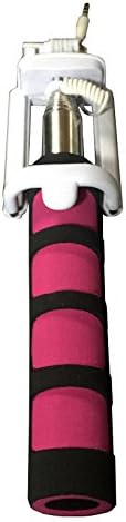 Wired Selfie Stick Iphone Android Smartphone Telescoping Best Grip Pink Teen Holiday Gift Christmas