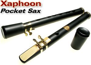Childrens Toyshop  Musical Instruments : Xaphoon Pocket Sax Black Finish Key of C