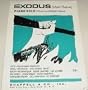 Exodus Main Theme Piano solo Vintage Sheet Music