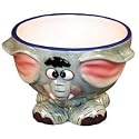 ZooBuds Hand Painted Ice Cream or Cereal Bowl - Elephant Design