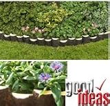 Log Effect Border (653)-Create stunning borders, Log effect edgings, simple yet effective