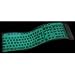 Glowtype Virtually Indestructib Keyb Illum Silicone Flex USB 109KEY