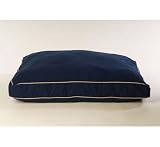 Blue Classic Twill Rectangle Bed, 27 x 36 x 4