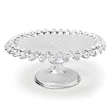 Godiva Small Pedestal Plate with Ruffled Edge