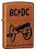  For Those About to Rock? AC/DC began their rise to fame in the late 70s, armed with a barrage of thunderous power chords and riffs that solidified the band as one of the most influential rock bands in history. Stand up and be counted as one of the millions of fans of the seminal rock band AC/DC, whose thundering charge and guitar fire culminate in this special series of licensed Zippo lighters. Choose from one or all four powerful images that are sure to resonate with AC/DC and Zippo lighter enthusiasts alike. 