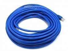 50FT Cat6A 500MHz STP Ethernet Network Cable - Blue