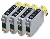 4 X T0711 Black Compatible Printer Ink Cartridge for Epson Stylus SX218