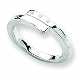 Sterling Silver White Ice .03ct. Diamond Ring
