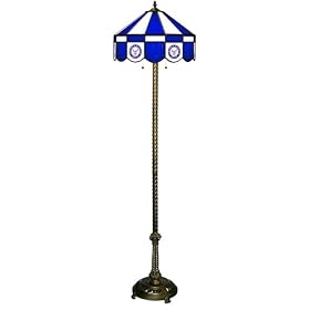 Stained Glass Floor Lamp Navy