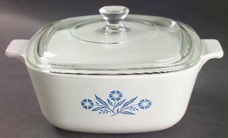 Vintage Corningware Cornflower Blue 1.5 QT Casserole w Lid P-1 1/2- B