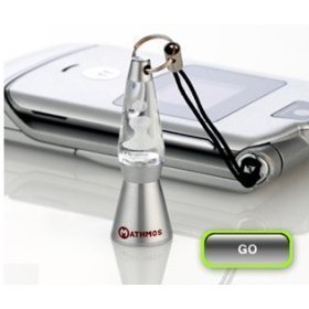 Mathmos Pendentif Portable Bleu/Rouge