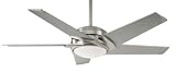 Casablanca 3245T Stealth - Intelitouch Brushed Nickel Contemporary Ceiling Fan 53 Blade Span
