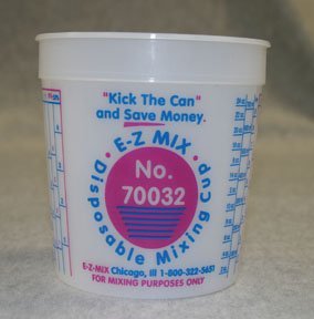 E-Z Mix EMX-70032L 1-Quart Plastic Mixing Cup Lids, Box Of 100