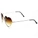zeroUV - Small Thin Metal Heart Shaped Frame Cupid Sunglasses