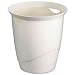 Durable Trend Waste Bin Plastic With Handles 16 Litre White 