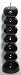 7 Knob Black Hoodoo Spell Candle