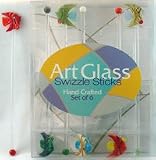 Art Glass Swizzle/Drink Sticks Angel Fish Theme set of 6
