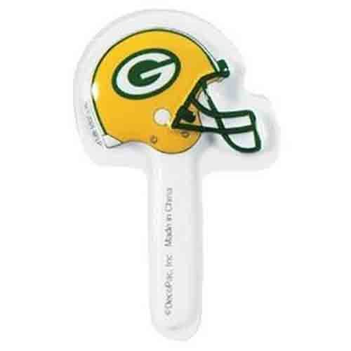Green Bay Packers Football Cupcake Picks - 12ct