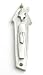 HOUSE Contemporary Pewter Door Mezuzah